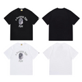 Bathing Shark and ape head print T-Shirt NextBlock