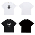 Bathing Shark and ape head print T Shirts NextBlock