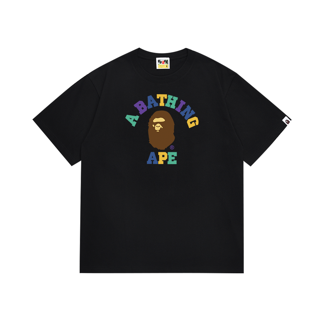 Bathing Shark and ape head print T Shirts NextBlock