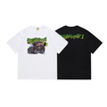 Bathing Shark and ape head print T Shirts NextBlock