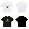 Bathing Shark and ape head print T Shirts NextBlock