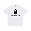 Bathing Shark and ape head print T-Shirt NextBlock