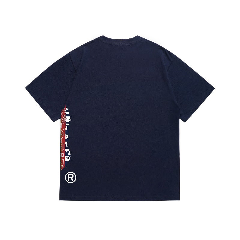 Bathing Shark and ape head print T Shirts NextBlock