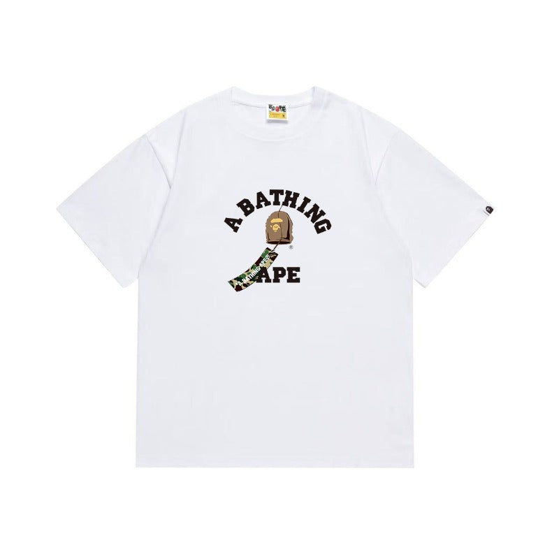 Bathing Shark and ape head print T Shirts NextBlock