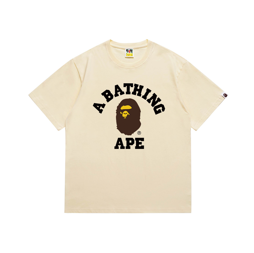 Bathing Shark and ape head print T Shirts NextBlock