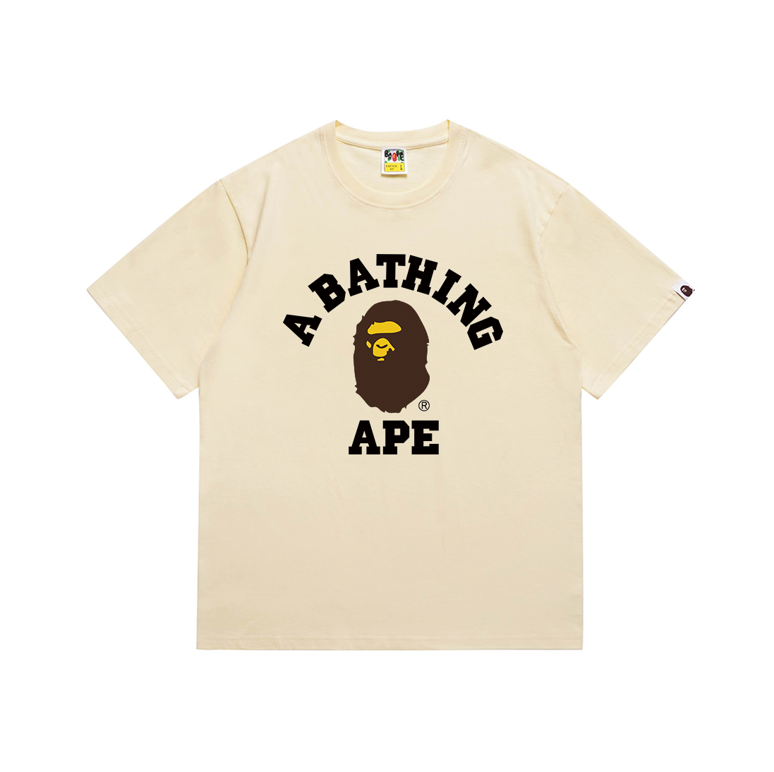 Bathing Shark and ape head print T Shirts NextBlock
