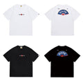 Bathing Shark and ape head print T Shirts NextBlock