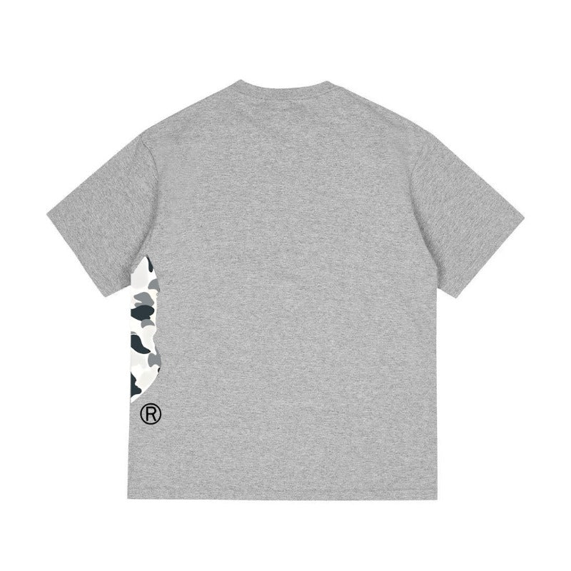 Bathing Shark and ape head print T Shirts NextBlock