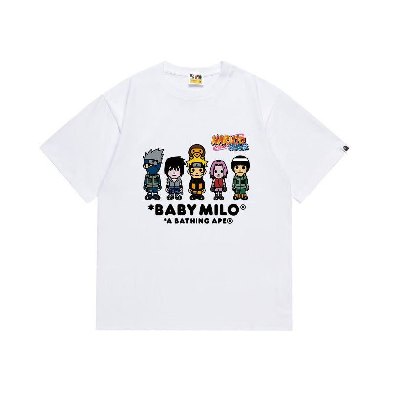 Bathing Shark and ape head print T Shirts NextBlock