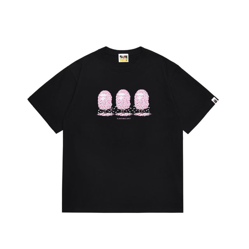 Bathing Shark and ape head print T Shirts NextBlock