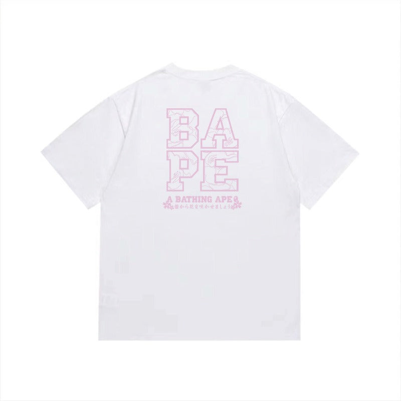Bathing Shark and ape head print T Shirts NextBlock