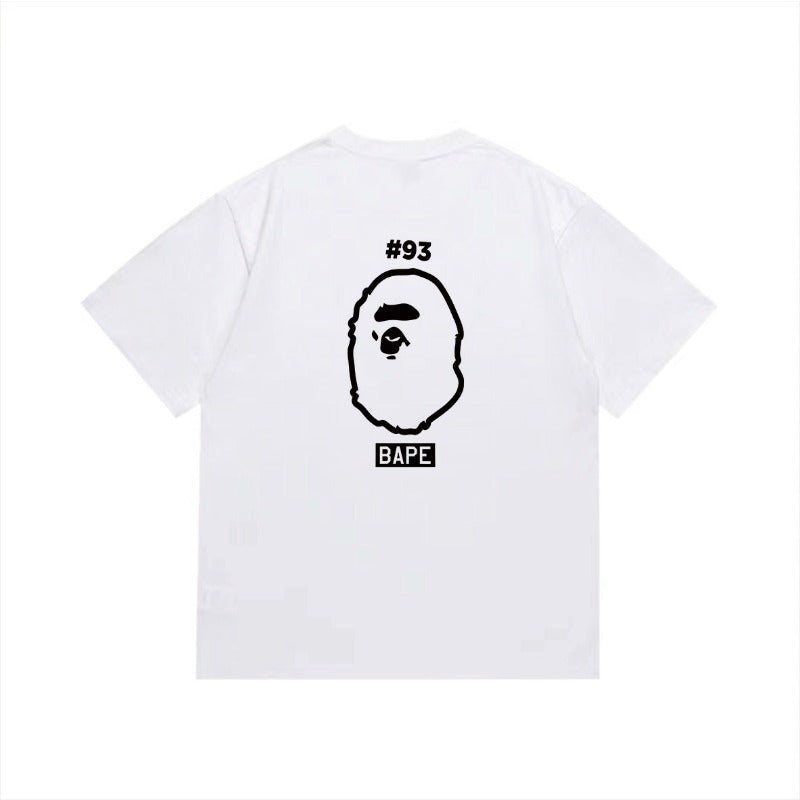 Bathing Shark and ape head print T Shirts NextBlock