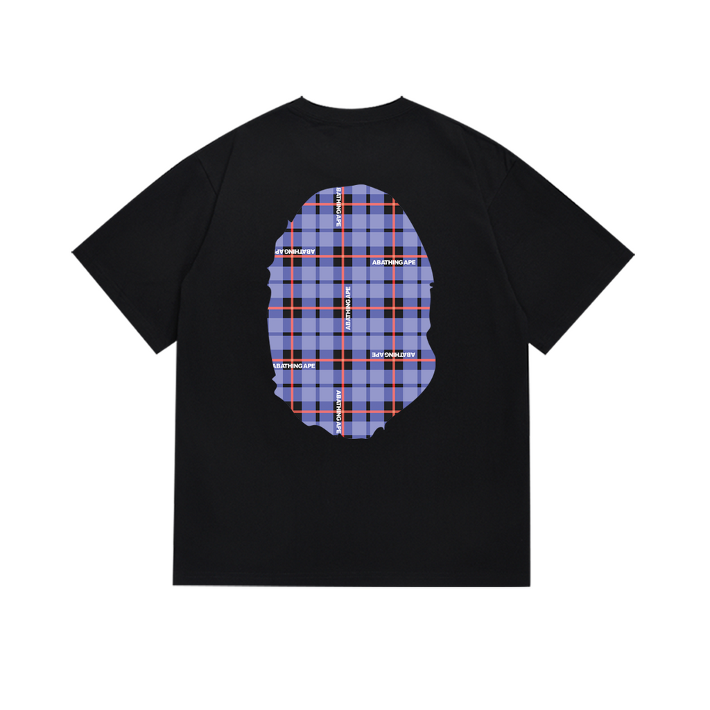 Bathing Shark and ape head print T-Shirt NextBlock