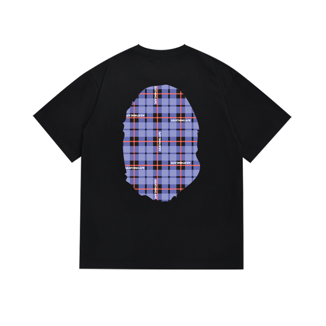 Bathing Shark and ape head print T-Shirt NextBlock