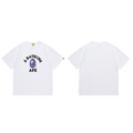 Bathing Shark and ape head print T-Shirt NextBlock
