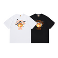 Bathing Shark and ape head print T Shirts NextBlock
