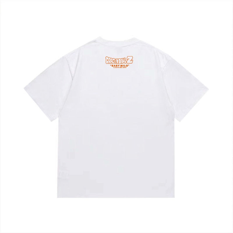 Bathing Shark and ape head print T Shirts NextBlock