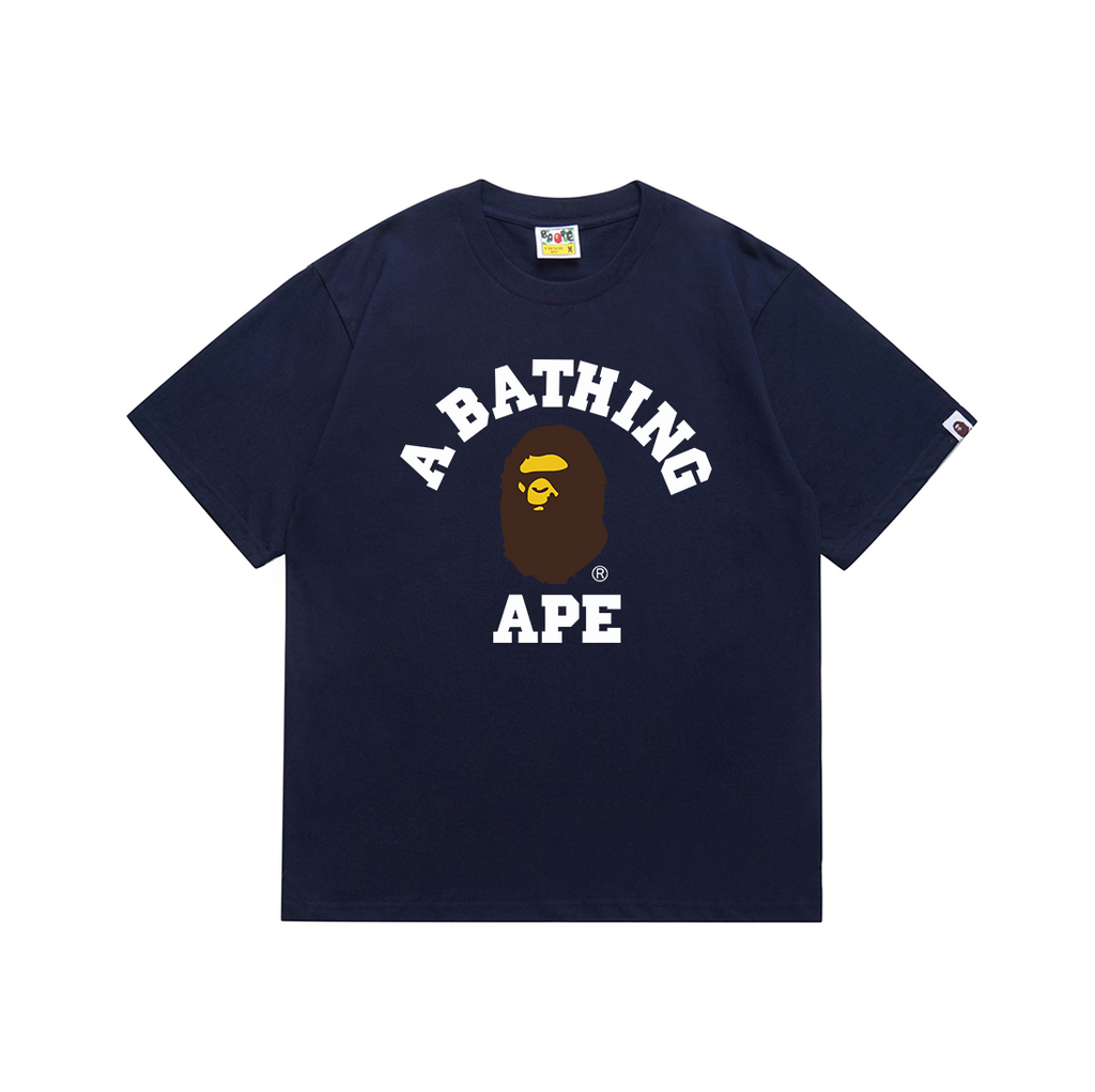 Bathing Shark and ape head print T Shirts NextBlock
