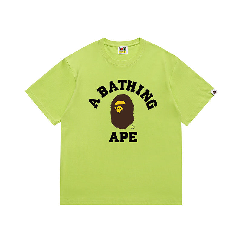 Bathing Shark and ape head print T Shirt NextBlock