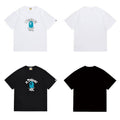 Bathing Shark and ape head print T Shirts NextBlock