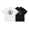 Bathing Shark and ape head print T Shirts NextBlock