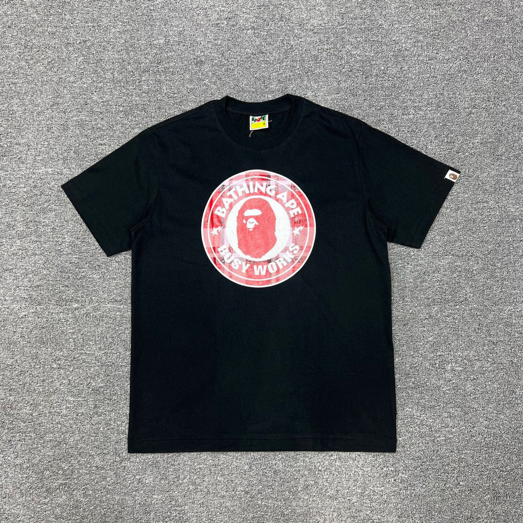 Bathing Shark and ape head print T-Shirt NextBlock
