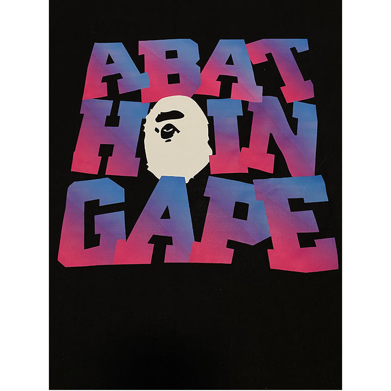 Bathing Shark and ape head print T Shirt NextBlock