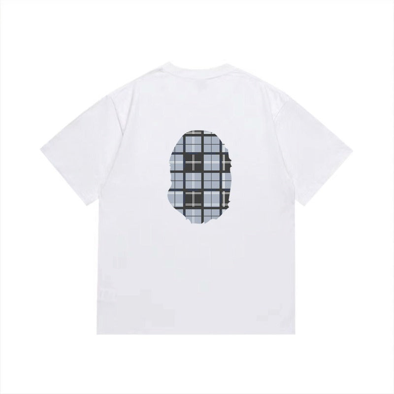 Bathing Shark and ape head print T Shirts NextBlock