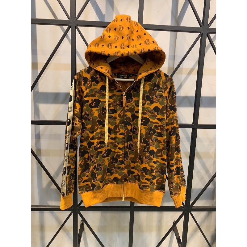 Bathing Shark and ape head print hoode BAPE mcm joint name NextBlock