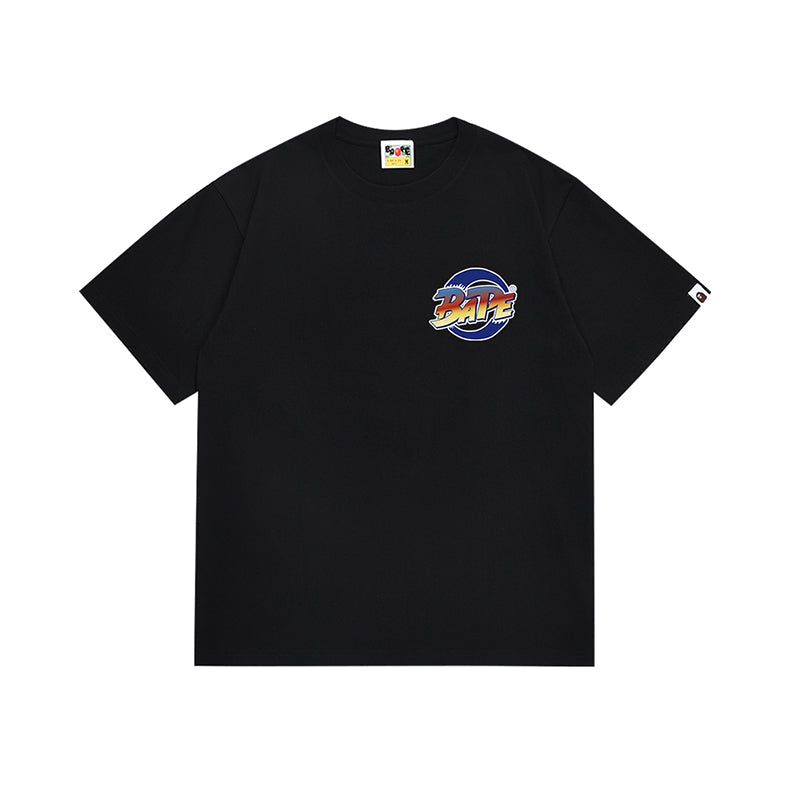 Bathing Shark and ape head print T Shirt NextBlock