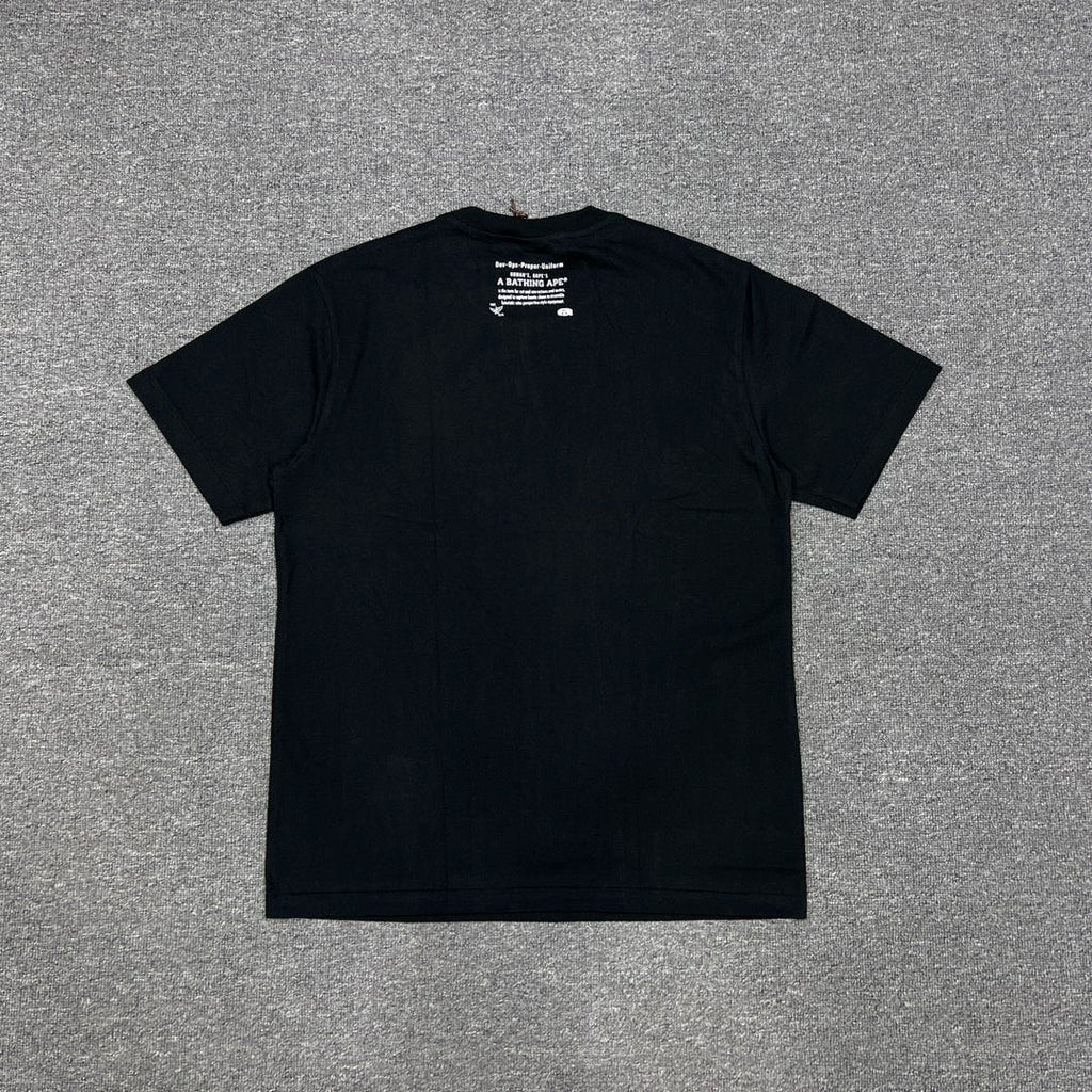 Bathing Shark and ape head print T-Shirt NextBlock
