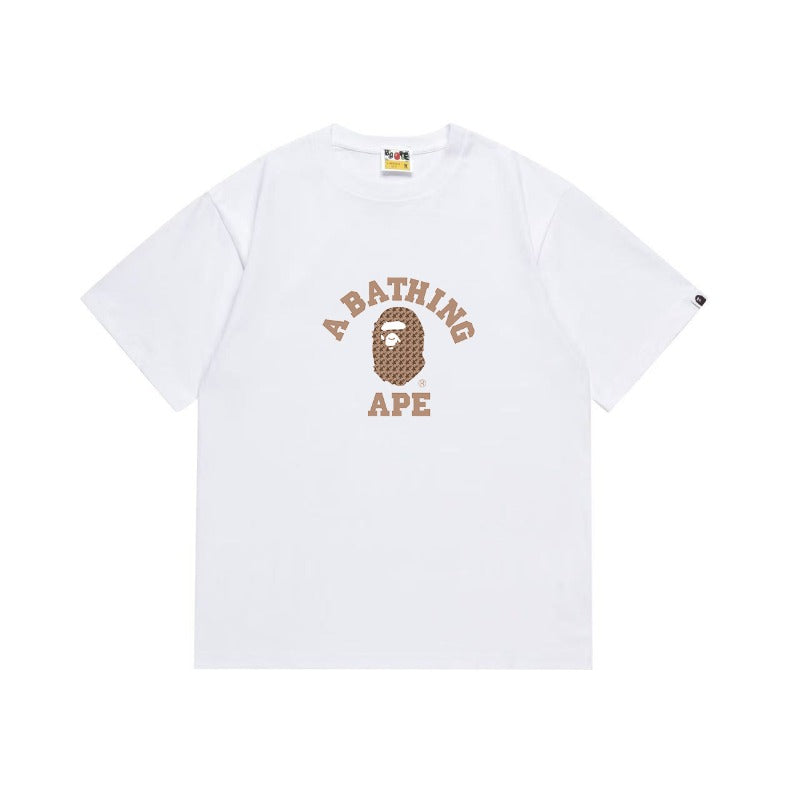 Bathing Shark and ape head print T Shirts NextBlock