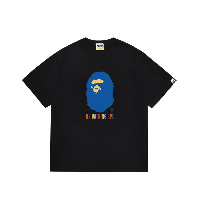 Bathing Shark and ape head print T Shirts NextBlock