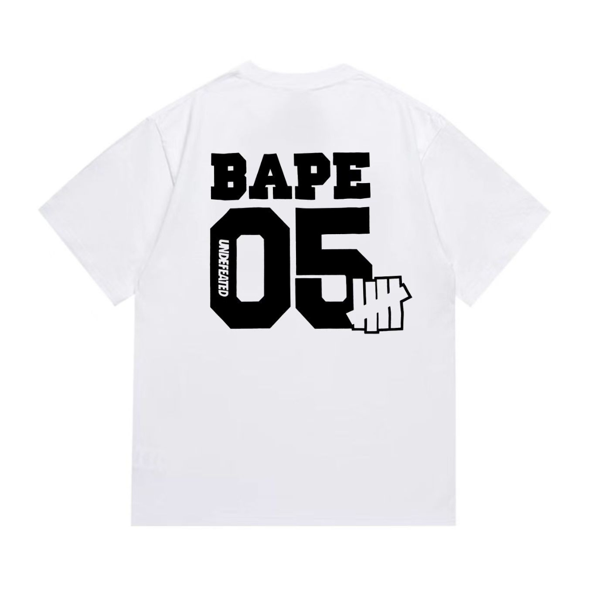 Bathing Shark and ape head print T-Shirt NextBlock