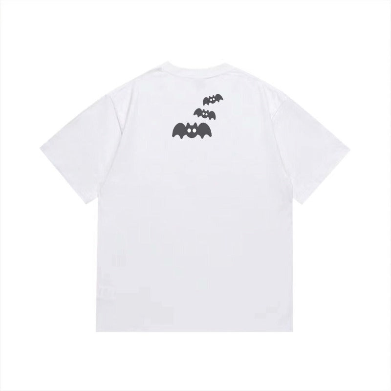 Bathing Shark and ape head print T Shirts NextBlock