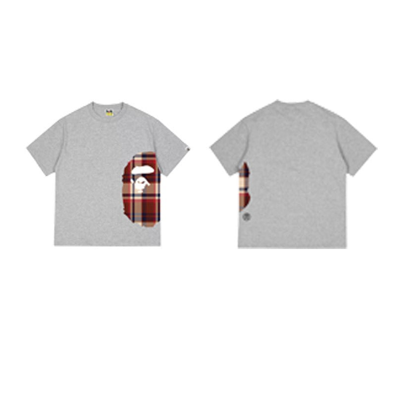 Bathing Shark and ape head print T Shirts NextBlock
