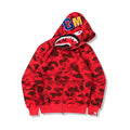 Bathing Shark and ape head print Hoodie Autumn and Winter Shark Mouth Men and Women Casual Camouflage Thin Sweater Baggy NextBlock