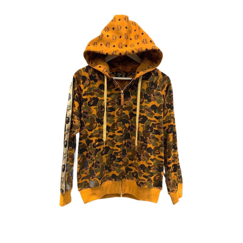 Bathing Shark and ape head print hoode BAPE mcm joint name NextBlock