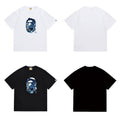 Bathing Shark and ape head print T Shirts NextBlock