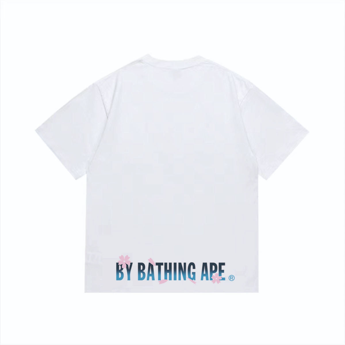 Bathing Shark and ape head print T-Shirt NextBlock