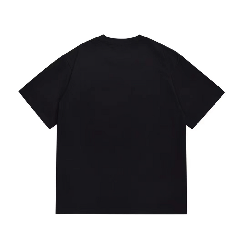 Bathing Shark and ape head print T-Shirt NextBlock