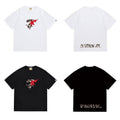 Bathing Shark and ape head print T Shirts NextBlock
