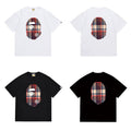 Bathing Shark and ape head print T Shirts NextBlock