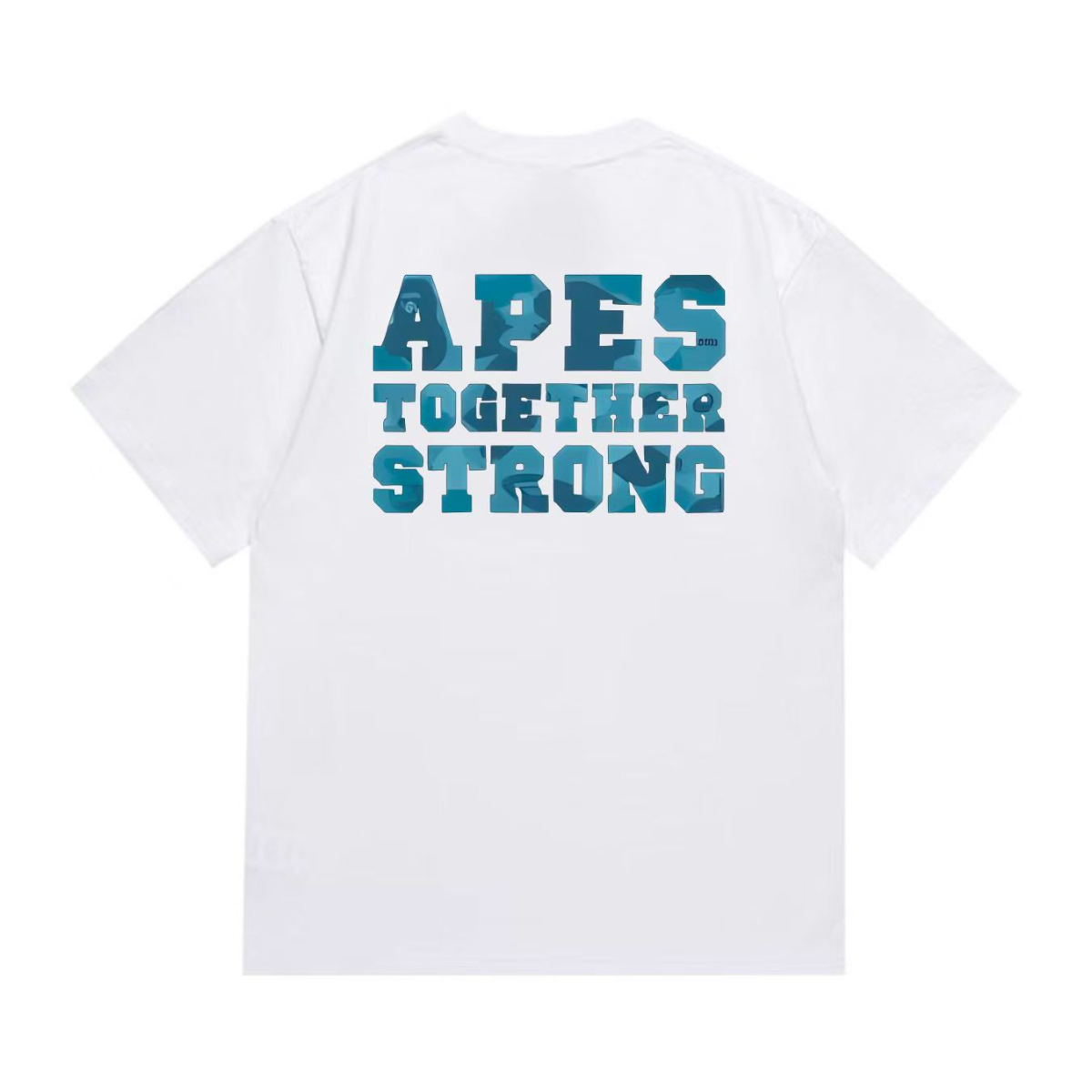Bathing Shark and ape head print T-Shirt NextBlock