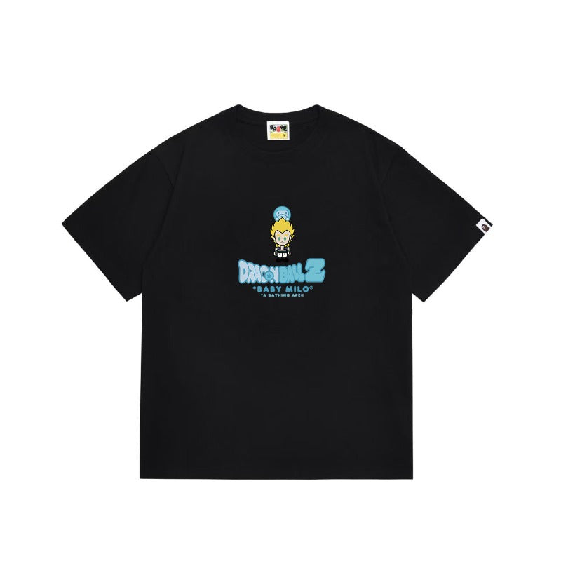 Bathing Shark and ape head print T Shirts NextBlock