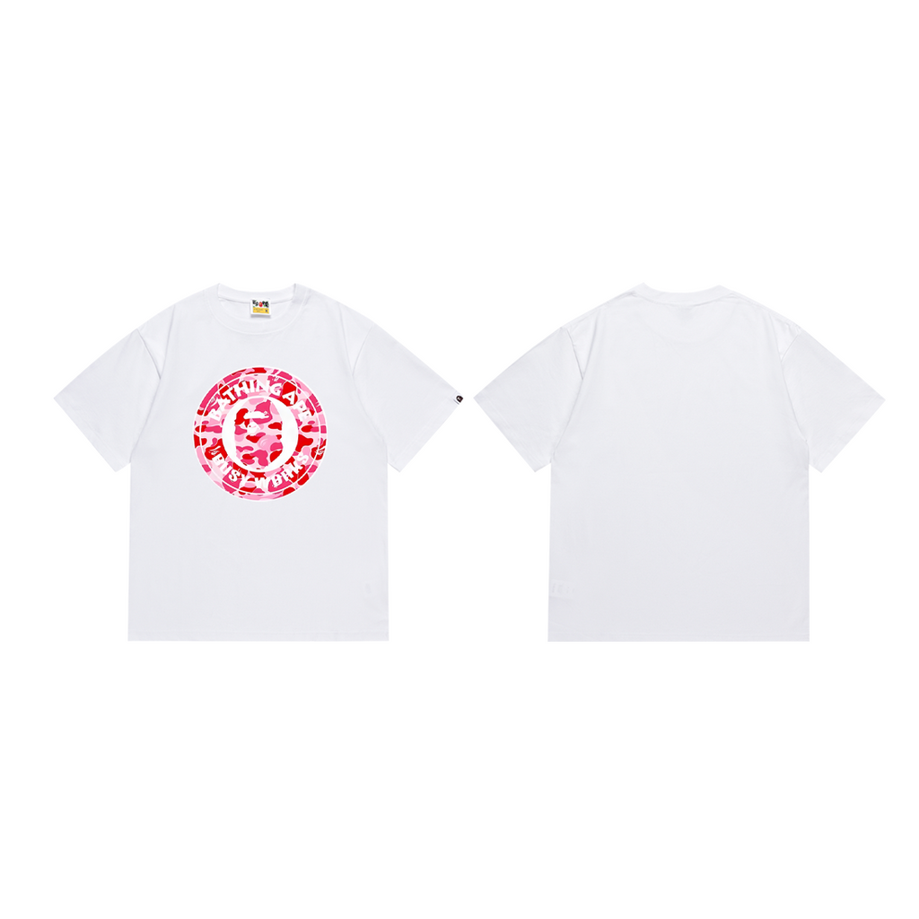 Bathing Shark and ape head print T-Shirt NextBlock