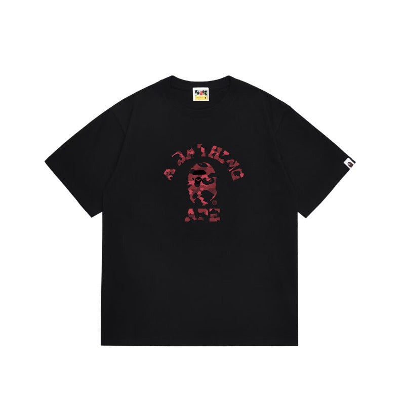 Bathing Shark and ape head print T Shirts NextBlock