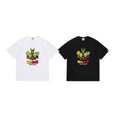 Bathing Shark and ape head print T-Shirt NextBlock