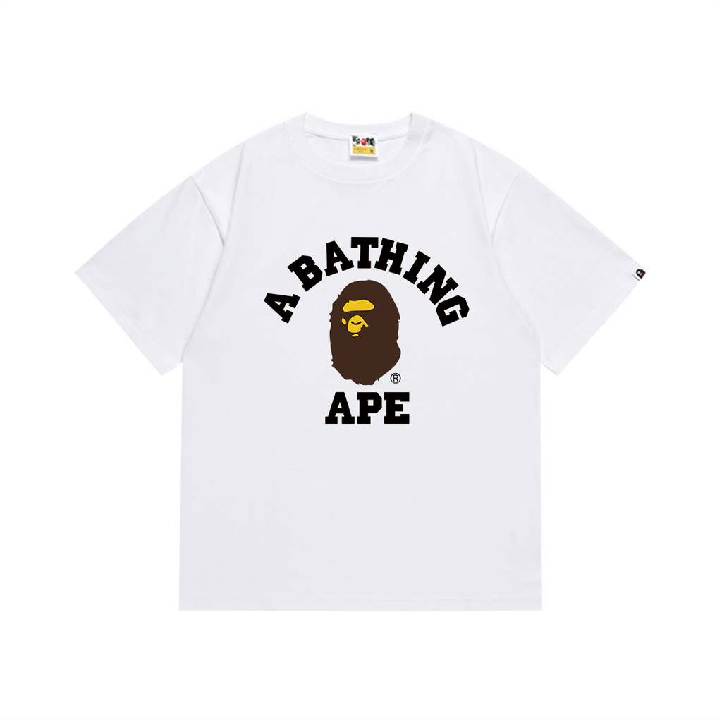 Bathing Shark and ape head print T Shirts NextBlock