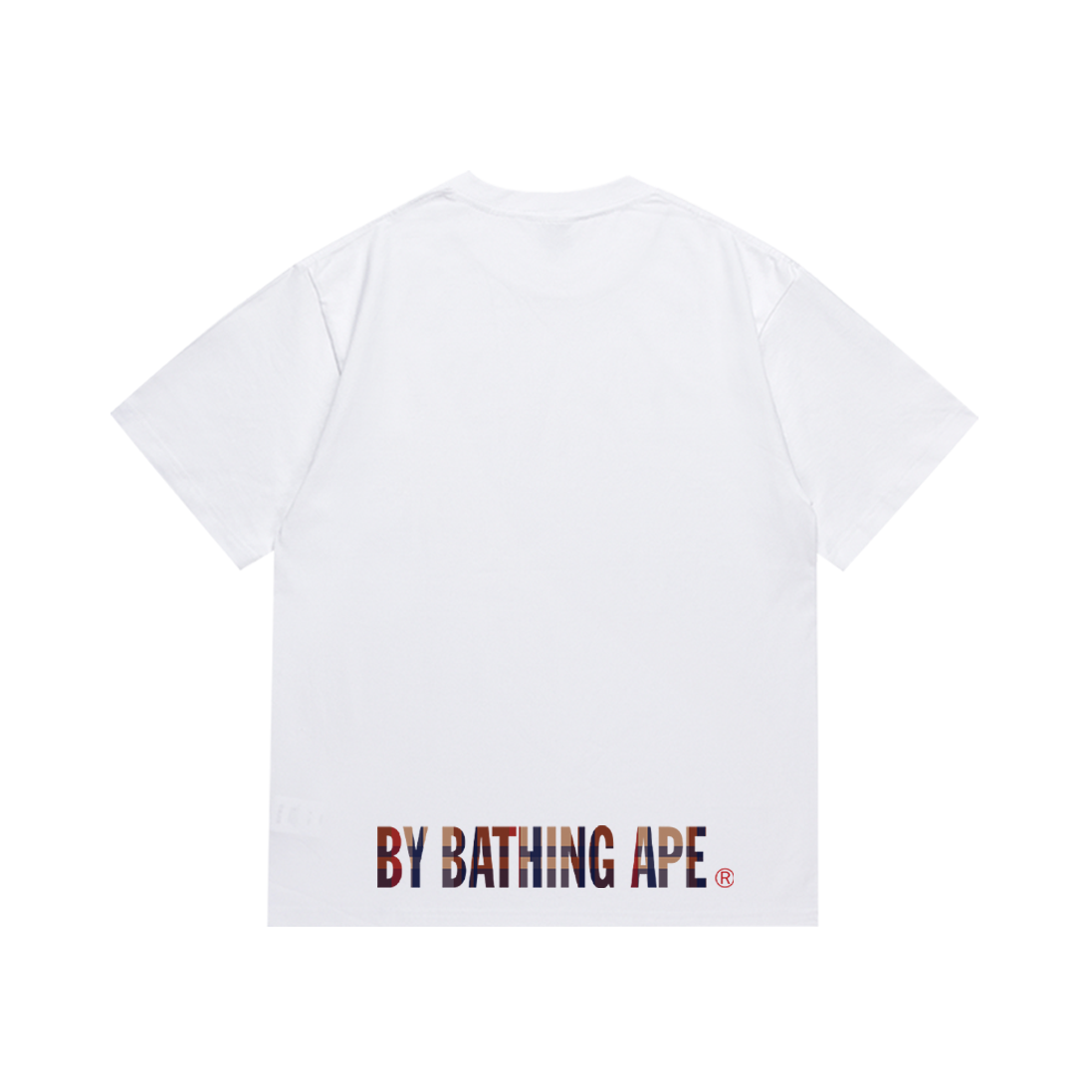 Bathing Shark and ape head print T-Shirt NextBlock
